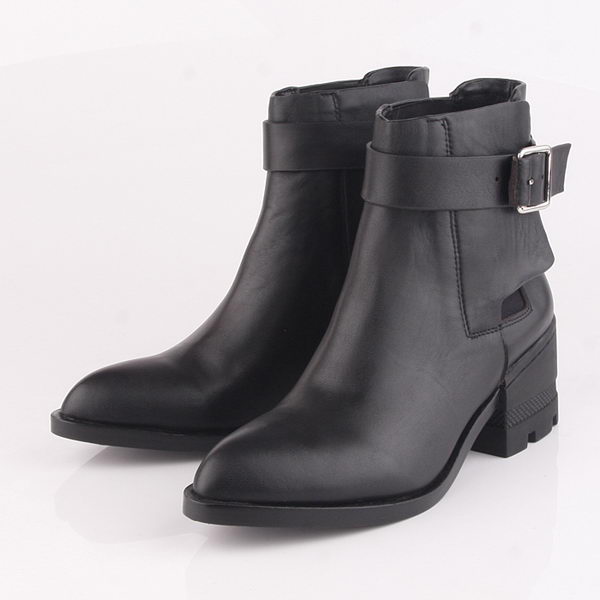 Alexander Wang Sheepskin Leather Ankle Boot AW090 Black
