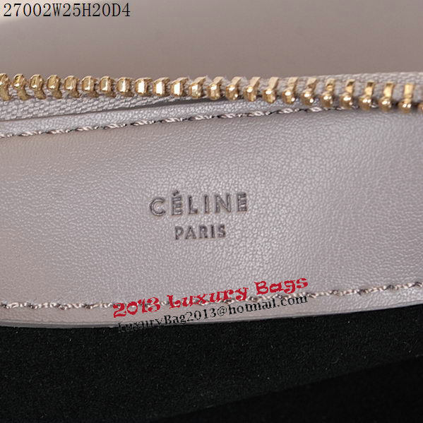 Celine Trio Calfskin Leather Shoulder Bag C27002 Khaki