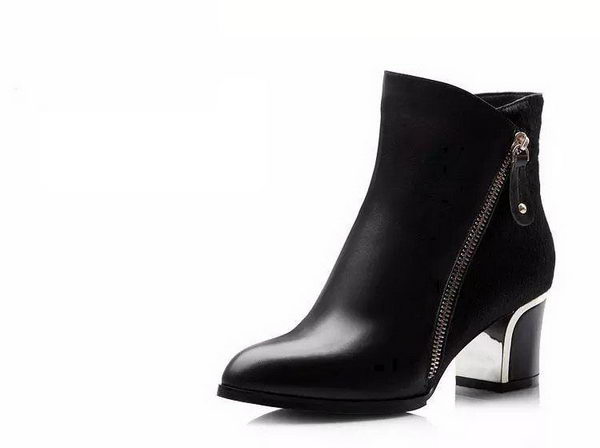 Alexander Wang Sheepskin Leather Ankle Boot AW094 Black