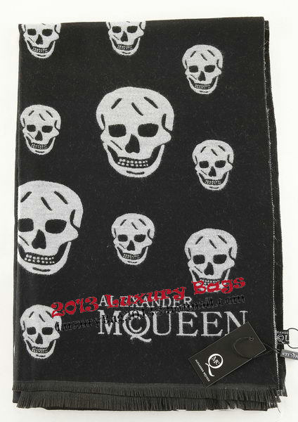 Alexander McQueen Scarves Cashmere MCQ04 Black