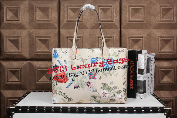 2015 Gucci Reversible GG Leather Tote Bag 368568 White