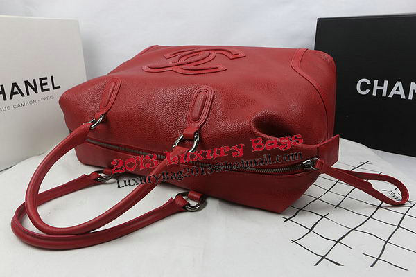 Chanel Top Original Leather Tote Bag A69236 Red