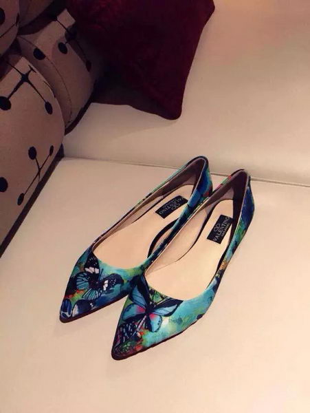 Valentino Butterfly Leather Flat 527VT375 Blue