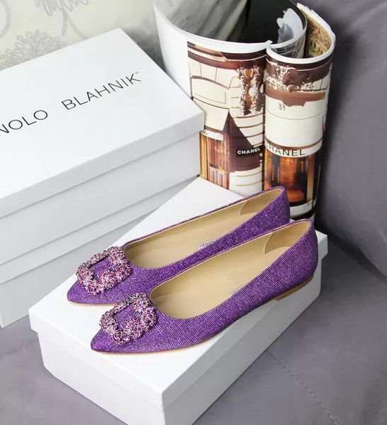 Manolo Blahnik Crystal Ballerina MB066CK Purple