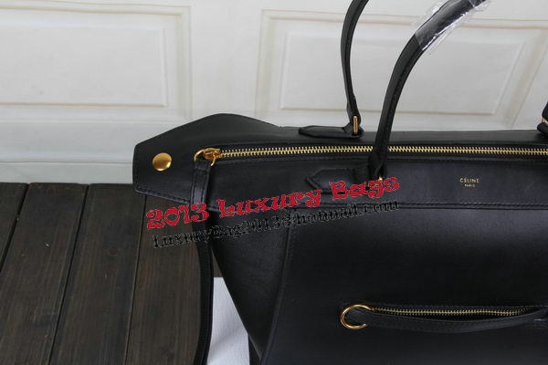 Celine Ring Bag Smooth Calfskin Leather 176203 Black