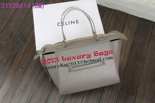 Celine Ring Bag Smooth Calfskin Leather 176203 Grey