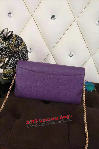 Hermes Passe-Guide Shoulder Bag Calfskin Leather H33225 Pueple