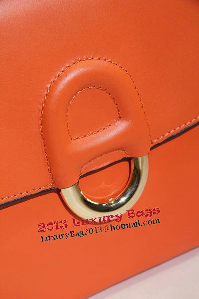Hermes Cherche Midi Bag Calfskin Leather H1518 Orange