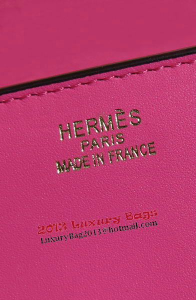 Hermes Cherche Midi Bag Calfskin Leather H1518 Rose