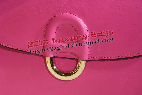 Hermes Cherche Midi Bag Calfskin Leather H1518 Rose