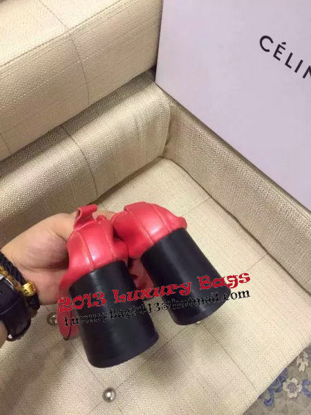 Celine Pump Leater Celine06GG Red