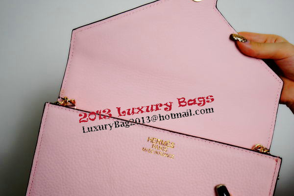 Hermes Litchi Leather Flap Shoulder Bag H201519