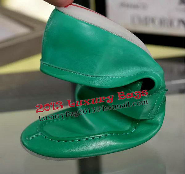 Prada Casual Shoes Leather PD453 Green