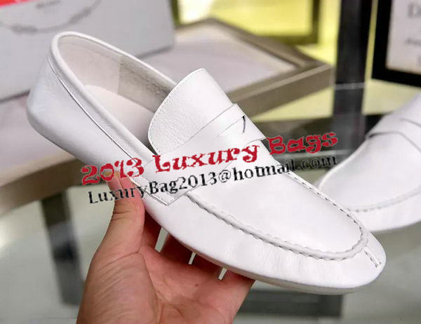 Prada Casual Shoes Leather PD453 White