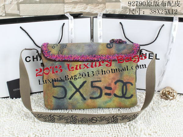 Chanel Washed Fabric Messenger Bag A92790 Y10897 C7960