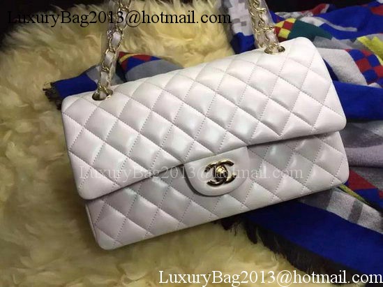 Chanel 2.55 Series Flap Bag Original Sheepskin Leather A09765 OffWhite