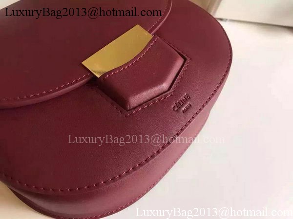 Celine Trotteur Bag Smooth Leather CTA4298 Burgundy