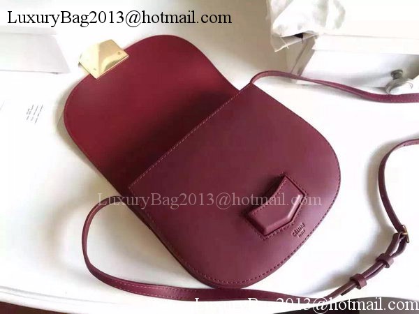 Celine Trotteur Bag Smooth Leather CTA4298 Burgundy