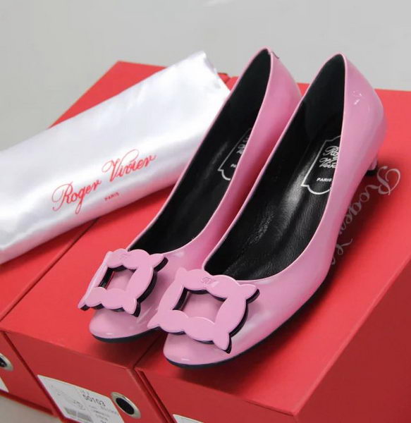Roger Vivier Patent Leather RV283 Pink
