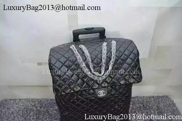 Chanel Classic Quilted Nylon Trolley A57438 Black