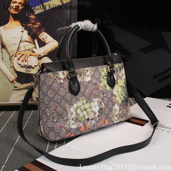 Gucci Blooms GG Supreme Tote Bag 409534 Black