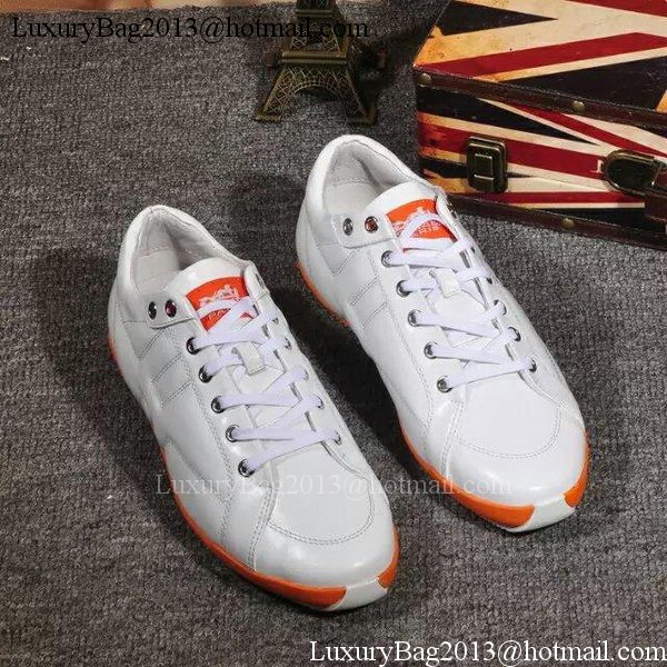 Hermes Casual Shoes Leather HO552 White
