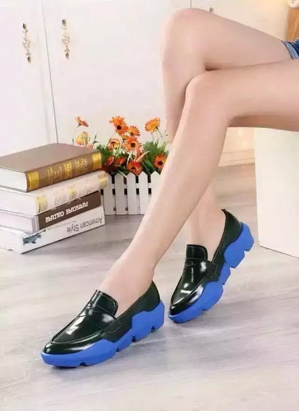 Prada Casual Shoes Patent Leather PD462 Black