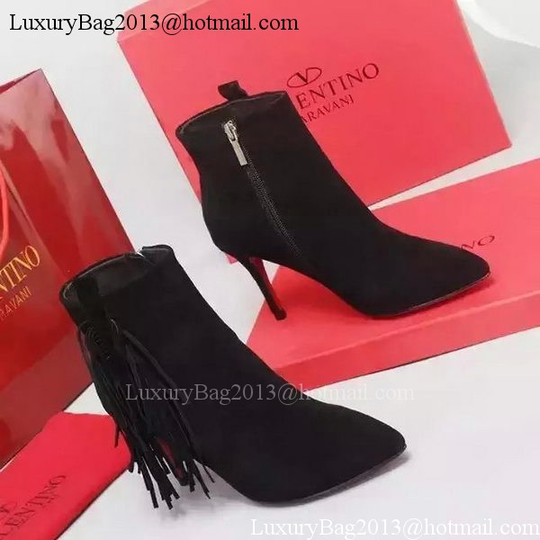 Valentino Ankle Boot Leather VT691 Black