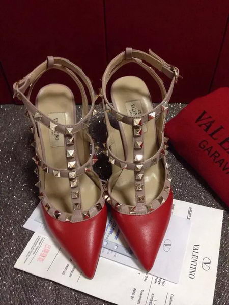 Valentino Leather Pump VT659 Red