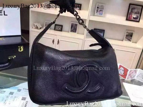 Chanel Top Original Leather Hobo Bags A92170 Black