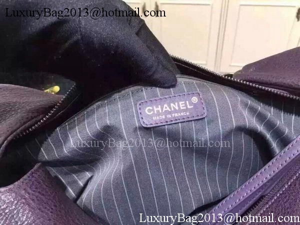 Chanel Top Original Leather Hobo Bags A92170 Purple