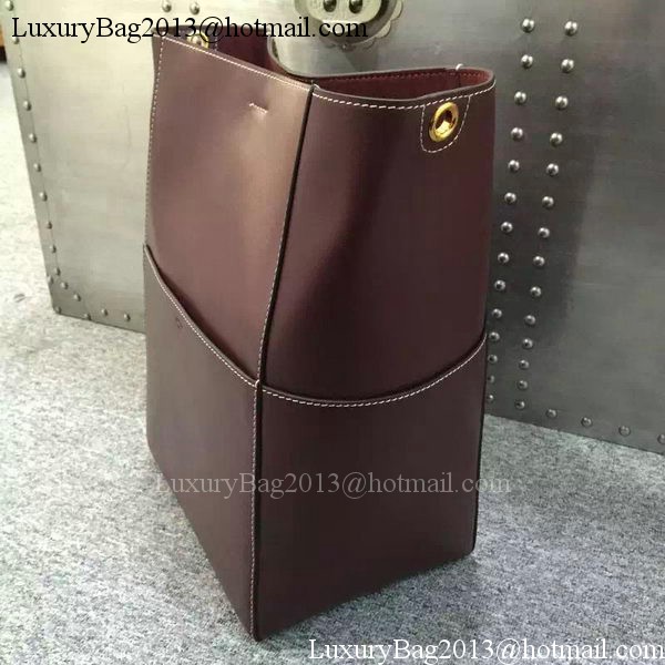 CELINE Sangle Seau Bag in Original Leather C16212 Brown