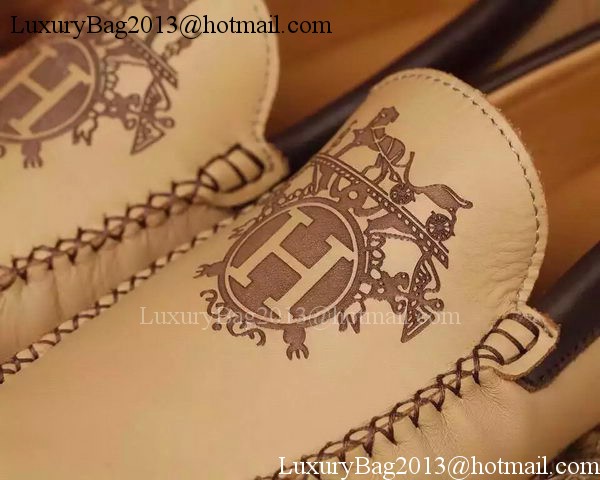 Hermes Casual Shoes HO713 Apricot