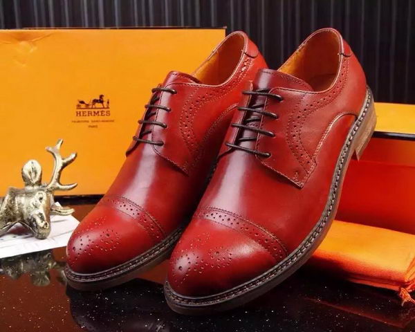 Hermes Men Casual Shoes HO715 Red