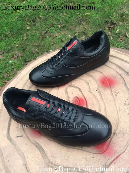 Prada Men Casual Shoes PD619 Black