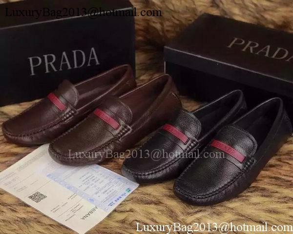Prada Men Casual Shoes PD626 Brown