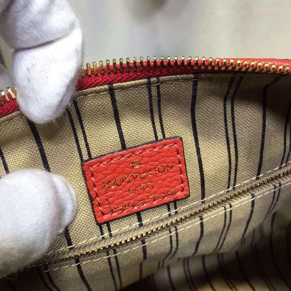 Louis Vuitton Monogram Empreinte SPEEDY BANDOULIÈRE 25 Bag M42403 Red