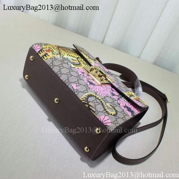 Gucci Padlock Gucci Bengal Top Handle Bag 453188 Pink