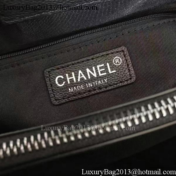 Chanel Tote Bag Original Sheepskin Leather A35890 Black