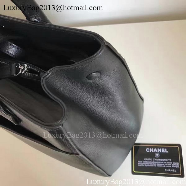 Chanel Tote Bag Original Sheepskin Leather A35890 Black