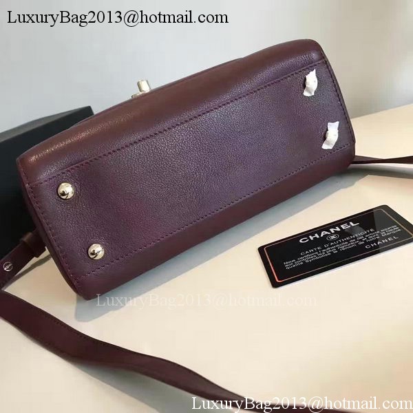 Chanel Tote Bag Original Leather A66309 Wine