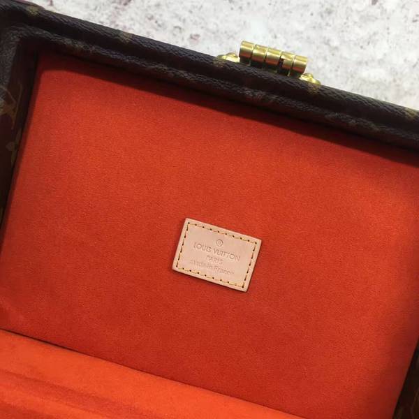 Louis Vuitton Monogram Canvas Treasure Box 40666 Light Red