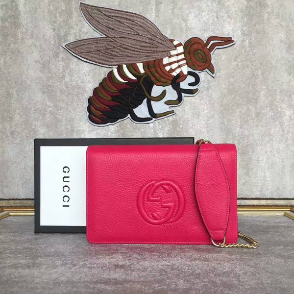 Gucci Padlock Series Shoulder Bag 400313A Pink