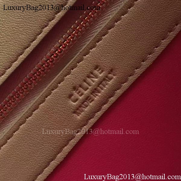 Celine Cabas Phantom Bags Calfskin Leather C2209 Apricot