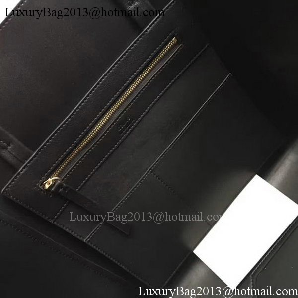 Celine Cabas Phantom Bags Calfskin Leather C2209 Black