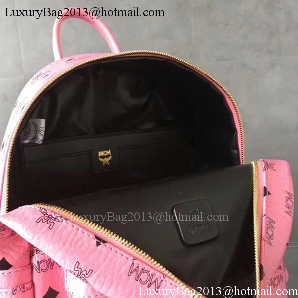 MCM Medium Top Studs Backpack MCM0039 Pink