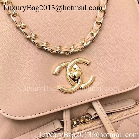 Chanel Original Leather Backpack CHA2590 Apricot