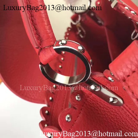 Louis Vuitton Original Leather CAPUCINES BB M54419 Red