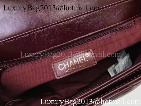 Chanel 2.55 Series Flap Bags Original Bright Leather A56987 Wine
