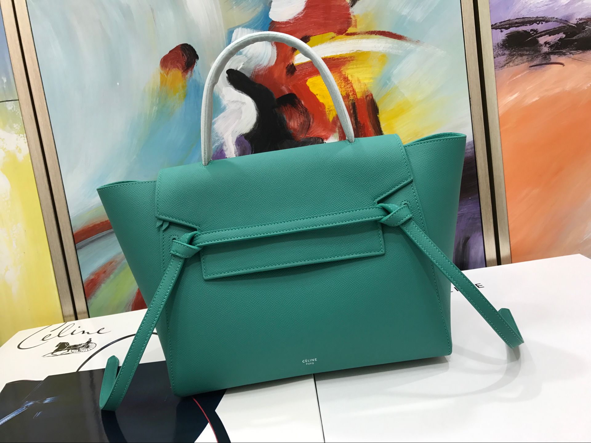 Celine Belt Bag Original Leather C98312 Green